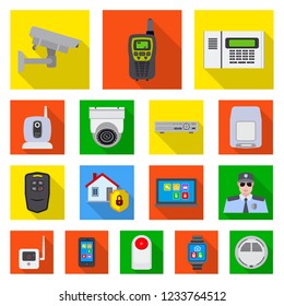 Isolated object of office and house symbol. Collection of office and system vector icon for stock.