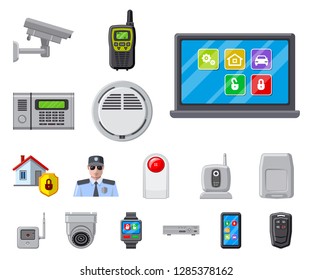 Isolated object of office and house symbol. Set of office and system stock vector illustration.