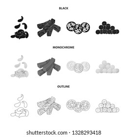 Isolated object of Oktoberfest and bar icon. Collection of Oktoberfest and cooking stock vector illustration.