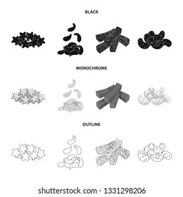 Isolated object of Oktoberfest and bar icon. Set of Oktoberfest and cooking stock vector illustration.