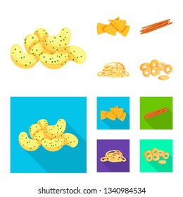 Isolated object of Oktoberfest and bar icon. Set of Oktoberfest and cooking vector icon for stock.