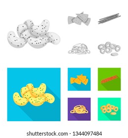 Isolated object of Oktoberfest and bar icon. Set of Oktoberfest and cooking stock symbol for web.