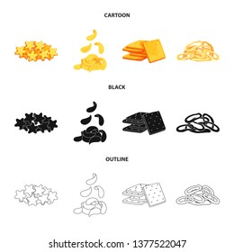 Isolated object of Oktoberfest and bar logo. Collection of Oktoberfest and cooking stock symbol for web.