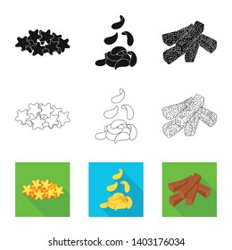 Isolated object of Oktoberfest and bar logo. Collection of Oktoberfest and cooking stock symbol for web.