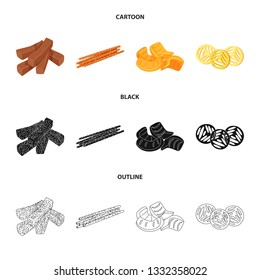 Isolated object of Oktoberfest and bar sign. Set of Oktoberfest and cooking vector icon for stock.