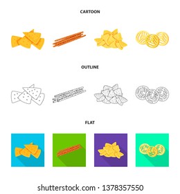 Isolated object of Oktoberfest and bar sign. Set of Oktoberfest and cooking vector icon for stock.