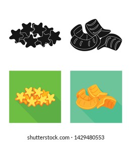 Isolated object of Oktoberfest and bar sign. Collection of Oktoberfest and cooking vector icon for stock.