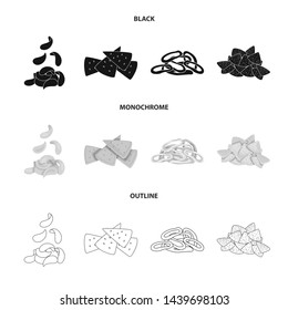 Isolated object of Oktoberfest and bar symbol. Set of Oktoberfest and cooking vector icon for stock.