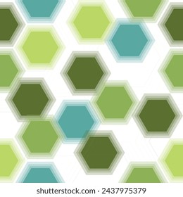  Isolated object on a white background. Isolate. Colorful hexagons and black background. 