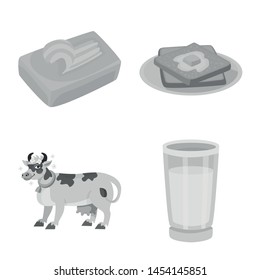 Isolated object of organic and ingredient icon. Set of organic and product stock symbol for web.