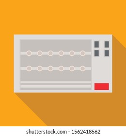 Isolated object of oven and appliance logo. Web element of oven and stove vector icon for stock.