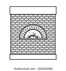 Isolated object of oven and bread symbol. Web element of oven and interior stock symbol for web.