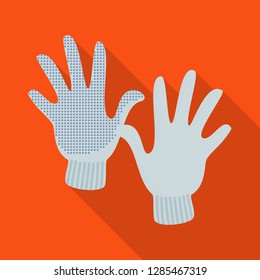 Isolated object of own and textile symbol. Collection of own and safety stock symbol for web.