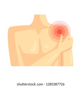 Isolated object of pain and disease icon. Collection of pain and injury stock vector illustration.