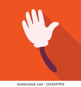 Isolated object of palm and hand symbol. Web element of palm and arm stock symbol for web.