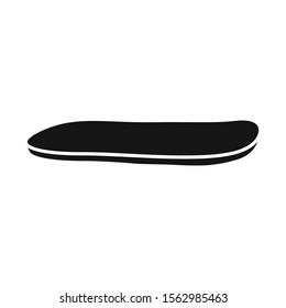 Isolated object of pancake and flapjack symbol. Web element of pancake and dessert vector icon for Stock.
