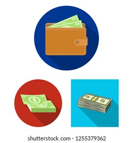 Isolated object of payment and loan symbol. Collection of payment and financial stock symbol for web.