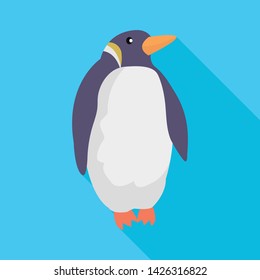 Isolated object of penguin and white symbol. Set of penguin and wild vector icon for stock.