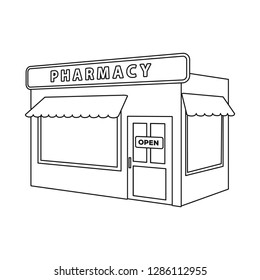 Isolated object of pharmacy and pharmaceutical logo. Set of pharmacy and health stock symbol for web.