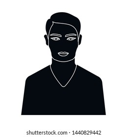 Isolated object of photo and character logo. Collection of photo and face stock vector illustration.
