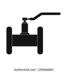 Isolated object of pipe and tube sign. Collection of pipe and pipeline stock symbol for web.