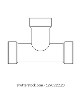 Isolated object of pipe and tube symbol. Collection of pipe and pipeline stock symbol for web.