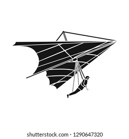 Isolated object of plane and transport symbol. Set of plane and sky stock vector illustration.