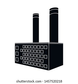 Isolated object of plant and distribution logo. Collection of plant and pipes vector icon for stock.