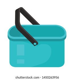 Isolated object of plastic and bucket logo. Set of plastic and pail vector icon for stock.