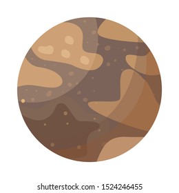 Isolated object of pluto and nasa symbol. Web element of pluto and nebula vector icon for stock.