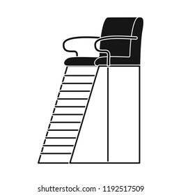 Isolated object of pool and swimming sign. Set of pool and activity stock vector illustration.