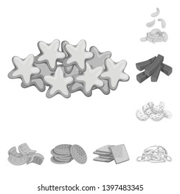 Isolated object  product and menu symbol. Collection  product and bar vector icon for stock.