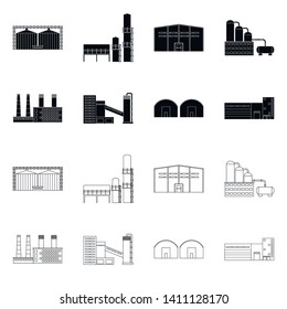 Isolated object of production and structure symbol. Collection of production and technology vector icon for stock.