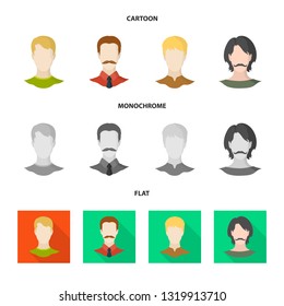 Isolated object of professional and photo logo. Collection of professional and profile stock symbol for web.