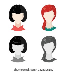 Isolated object of professional and photo logo. Set of professional and profile stock symbol for web.