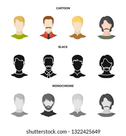 Isolated object of professional and photo sign. Collection of professional and profile stock vector illustration.