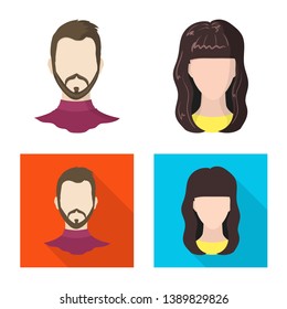 Isolated object of professional and photo symbol. Collection of professional and profile stock symbol for web.