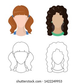 Isolated object of professional and photo symbol. Collection of professional and profile vector icon for stock.
