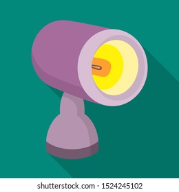 Isolated object of projector and equipment symbol. Graphic of projector and gallery vector icon for stock.