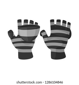 Isolated object of property and distinctive sign. Collection of property and textile stock vector illustration.