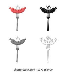 Isolated object of pub and bar icon. Set of pub and interior stock vector illustration.