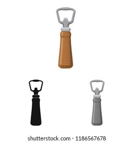 Isolated object of pub and bar icon. Set of pub and interior stock symbol for web.