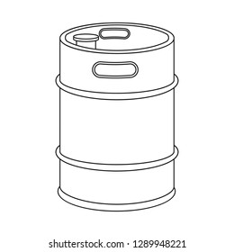 Objeto aislado del icono de pub y barra. Conjunto de ícono de vector interior para stock.