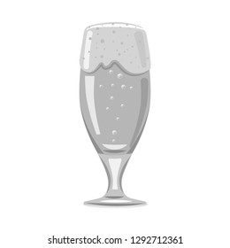 Isolated object of pub and bar symbol. Set of pub and interior stock vector illustration.