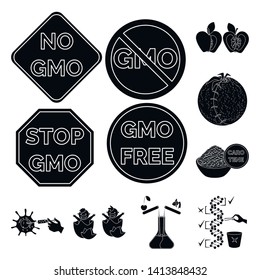 Isolated object of quality and laboratory symbol. Collection of quality and genetically vector icon for stock.