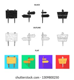 Isolated object of raw  and forest  icon. Collection of raw  and hardwood stock vector illustration.