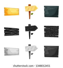 Isolated object of raw  and forest  icon. Set of raw  and hardwood stock symbol for web.