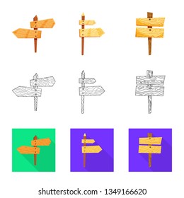 Isolated object of raw  and forest  logo. Collection of raw  and hardwood vector icon for stock.