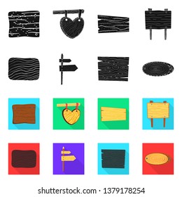 Isolated object of raw  and forest  logo. Set of raw  and hardwood stock vector illustration.