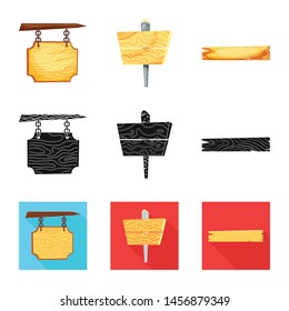 Isolated object of raw and forest logo. Collection of raw and hardwood vector icon for stock.